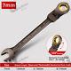6-19mm Metric Flexible Head Ratcheting Wrench Combination Spanner Tool Set