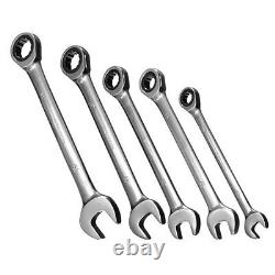 6/32mm Ratcheting Wrench Open End Metric Reversible Spanner Hand Repair Tool