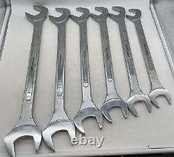 6 Pittsburgh Large SAE Wrench Combination Set Jumbo 2 1-7/8 1-3/4 1-5/8 1-1/2