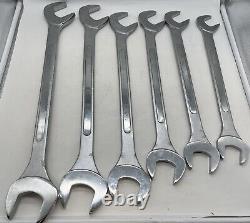 6 Pittsburgh Large SAE Wrench Combination Set Jumbo 2 1-7/8 1-3/4 1-5/8 1-1/2