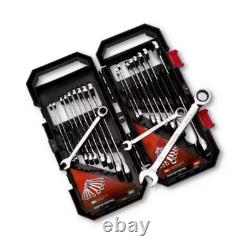 72-Tooth Ratcheting SAE/MM Combination Wrench Set (20-Piece)