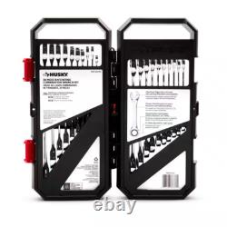 72-Tooth Ratcheting SAE/MM Combination Wrench Set (20-Piece)
