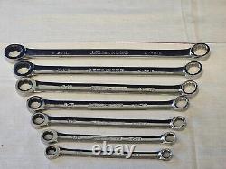 7 Armstrong Ratcheting Ratchet Box End Wrench Set Sae 27 3/4 11/16 5/8 1/2 3/8