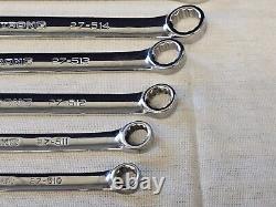 7 Armstrong Ratcheting Ratchet Box End Wrench Set Sae 27 3/4 11/16 5/8 1/2 3/8