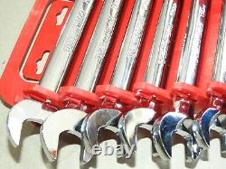 8-19 mm Metric flex-head ratcheting combination wrench set with Tray (12-piece)