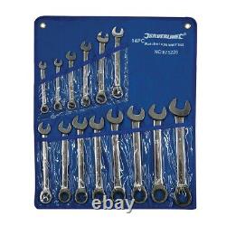 8 24mm Fixed Head Ratchet Spanner Set 14pce 675226