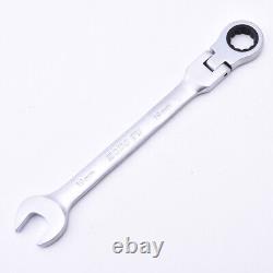 8mm-24mm Ratcheting Spanner Wrench Tool Set Flexible Head Metric Wrench Spanner