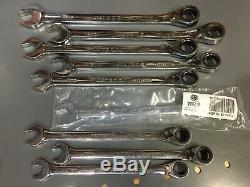 9pc MATCO TOOLS 11-19MM METRIC REVERSIBLE RATCHETING WRENCH SET FREE SHIPPING