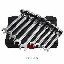 ANZUYA Ratchet Combination Wrench Set Chrome Vanadium Steel 12-piece Set Japan