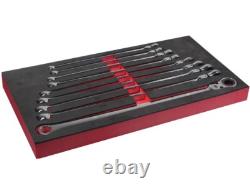 ATD-6509 9Pc. SAE Ratcheting Flexible Head Extra Long Wrench Set