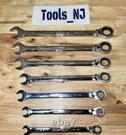 Armstrong 7 Piece Reversible Ratcheting Wrench Set 3/8-3/4 SAE