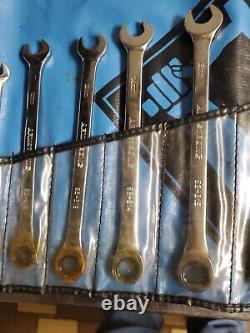 Armstrong Industrial 9pc Long Metric Ratcheting Combination Wrench Set USA