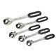 Astro Pneumatic 7120 5 Piece Ratchet And Release Flare Nut Wrench Set Sae