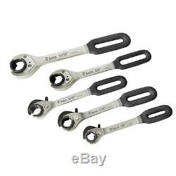 Astro Pneumatic Ratcheting Flare Nut/ Tubing Wrench Set 3/8 to 11/16 #7120