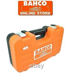 BAHCO 53 Piece Ratchet Socket Set 3/8 Deep Metric & 1/4 Screwdriver Bits S330L