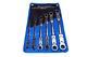 Bergen 6pc Twin-flexible Double Ring Ratchet Spanner Wrench Set 8-19mm B1906