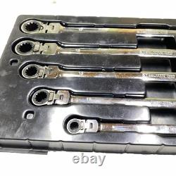 BH918 Steelman Pro Ratcheting Wrench Set Metric Flex Head Reversible BROKEN 17mm