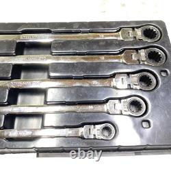 BH918 Steelman Pro Ratcheting Wrench Set Metric Flex Head Reversible BROKEN 17mm