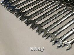 BLUE POINT by SNAP ON 12Pc Metric Ratchet Flex Head Combo Wrench SetBOERMF712A