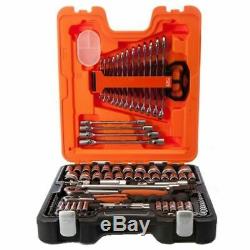 Bahco 106 Piece 1/4 & 1/2 Square Drive Socket & Spanner Set S106