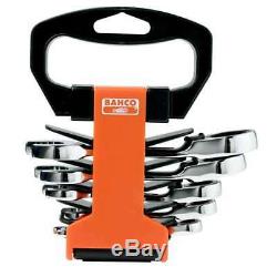 Bahco 10RM/SH6 6 Piece Stubby Ratchet Combination Spanner Set 8-19mm