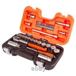 Bahco 34Pc Socket & Mechanical Set in Metric & Imperial Sockets with Carry Case