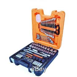 Bahco S106 1/4 & 1/2in 106 Piece Socket, Ratchet +Combination Spanner Set In Case
