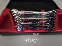 Blackhawk Proto 8 pc Ratcheting Reversible Combination Wrench Set SAE, BW1400