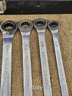 Blackhawk Proto BW1400 Ratchet Ratcheting Wrench Set Combination Sae 3/4 5/16