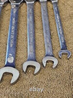 Blackhawk Proto BW1400 Ratchet Ratcheting Wrench Set Combination Sae 3/4 5/16