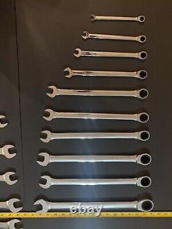 Blackhawk Proto Combination Wrench 20 Piece Set 97006 Polished Chrome