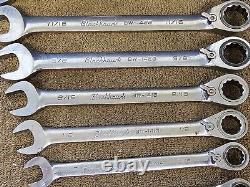 Blackhawk Proto Ratchet Ratcheting Wrench Combination Set Sae BW 1400 3/4 5/16