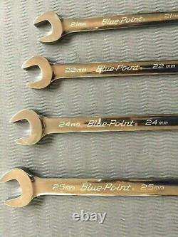 Blue Point 15° 4pc Metric Ratcheting Combination Wrench Set Sold by Snap on