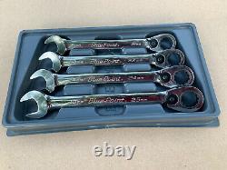 Blue-Point 4-pc 15° Offset Ratcheting Box/Open-End Wrench Set BOERM704
