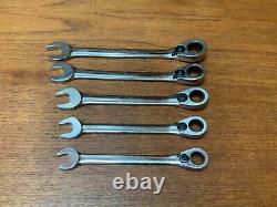 Blue Point 5pc. 12-Point Ratcheting Combination Wrench Set SAE BOER