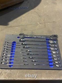 Blue Point 6-25mm Ratchet Spanner Set New As Sold By Snap On, Inc Foam Tray