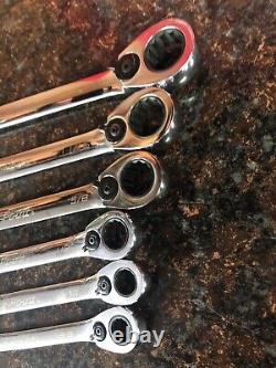 Blue Point 6 pc Ratcheting Wrench Set 3/8-3/4 (LOOK)