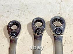 Blue Point 7pc SAE 15° Offset Ratcheting Box/Open End Set (3/8-3/4)