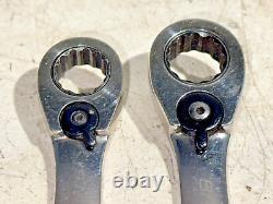 Blue Point 7pc SAE 15° Offset Ratcheting Box/Open End Set (3/8-3/4)