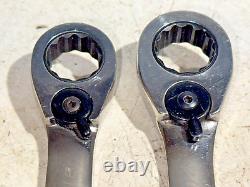 Blue Point 7pc SAE 15° Offset Ratcheting Box/Open End Set (3/8-3/4)