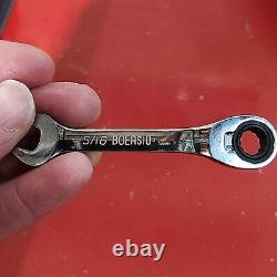 Blue-Point 8 Piece Short Reversible Ratcheting Wrench Set BOER708 READ PLS