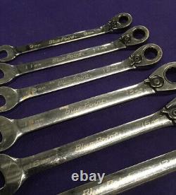 Blue Point 8pc Metric Ratcheting Combination Wrench Set BOERM712 Incomplete