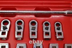 Blue-Point BFCRM712 8mm-19mm 12 Point Ratcheting Crowfoot Socket Wrench Set