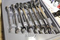 Blue Point BOER708 8PC Ratcheting Wrench Set 5/16 3/4 Ratcheting & Snap on
