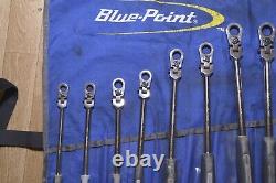 Blue Point BOERMFLCG712 12 Pc Metric Locking Flex-Head Ratcheting Box Wrench Set