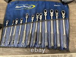 Blue Point BOERMFLCG712 Ratchet Wrench Set Metric Locking Flex Handled 8mm-19mm