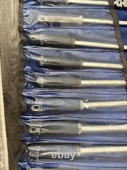 Blue Point BOERMFLCG712 Ratchet Wrench Set Metric Locking Flex Handled 8mm-19mm
