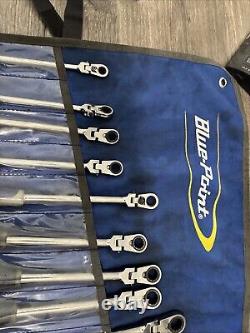Blue Point BOERMFLCG712 Ratchet Wrench Set Metric Locking Flex Handled 8mm-19mm