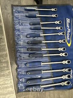 Blue Point BOERMFLCG712 Ratchet Wrench Set Metric Locking Flex Handled 8mm-19mm