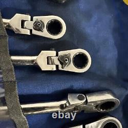 Blue Point BOERMFLCG712 Ratchet Wrench Set Metric Locking Flex Handled 9mm-19mm